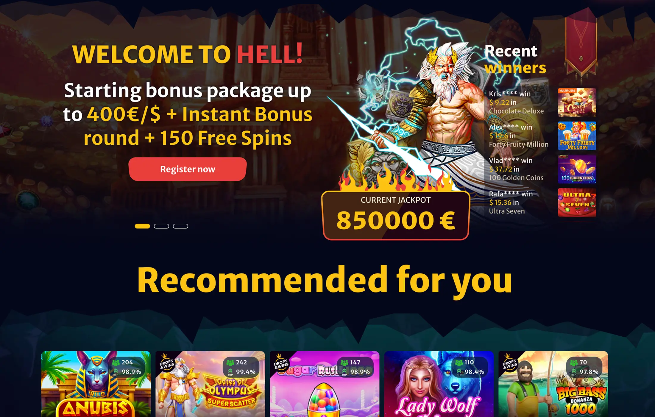 Startbonuspaket Startbonuspaket